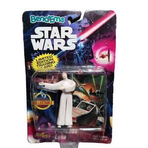 Star Wars BendEms 4" Princess Leia Just Toys Action Figure 1993 New Sealed